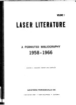 LASER LITERATURE VOLUME 1