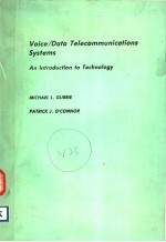 VOICE/DATA TELECOMMUNICATIONS SYSTEMS  AN INTRODUCTION TO TECHNOLOGY