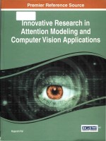 Innovative research in attention modeling and computer vision applications