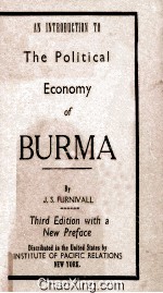 An Introduction To The Political Economy Of Burma Third Edition