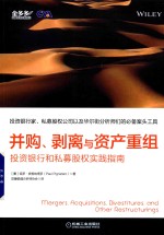 并购、剥离与资产重组  投资银行和私募股权实践指南