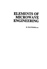 ELEMENTS OF MICROWAVE ENGINEERING