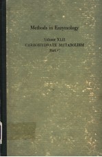 METHODS IN ENZYMOLOGY  VOLUME XLII  CARBOHYDRATE METABOLISM  PART C