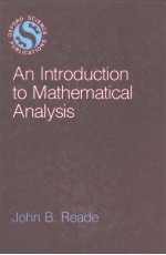 AN INTRODUCTION TO MATHEMATICAL ANALYSIS