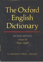 THE OXFORD ENGLISH DICTIONARY SECOND EDITION VOLUME Ⅻ