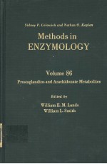 METHODS IN ENZYMOLOGY VOLUME 86 PROSTAGLANDINS AND ARACHIDONATE METABOLITES