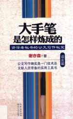 大手笔是怎样炼成的  语言篇