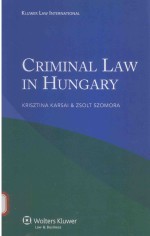 CRIMINAL LAW IN HUNGARY