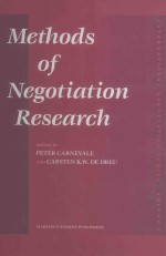 METHODS OF NEGOTIATION RESEARCH