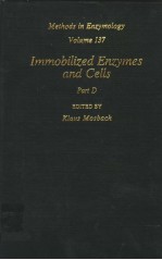 METHODS IN ENZYMOLOGY  VOLUME 137  IMMOBILIZED ENZYMES AND CELLS  PART D