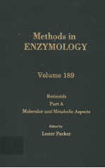 METHODS IN ENZYMOLOGY  VOLUME 189  RETINOIDS  PART A  MOLECULAR AND METABOLIC ASPECTS