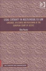 LEGAL CERTAINTY IN MULTINGUAL EU LAW LANGUAGE