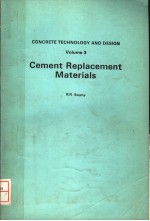 CONCRETE TECHNOLOGY AND DESIGN  VOLUME 3  CEMENT REPLACEMENT MATERIALS