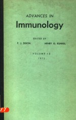 ADVANCES IN IMMUNOLOGY  VOLUME 15 1972