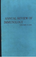 ANNUAL REVIEW OF IMMUNOLOGY VOLUME 17 1999