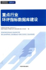 环境影响评价基础数据库系列丛书  重点行业环评指标数据库建设