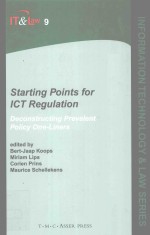 STARTING POINTS FOR ICT REGULATON