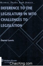 Deference to The Legislature in WTO Challenges to Legislation