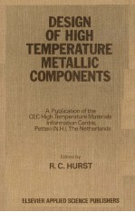 DESIGN OF HIGH TEMPERATURE METALLIC COMPONENTS