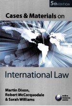 CASES AND MATERIALS ON INTERNATIONAL LAW  FIFTH EDITION