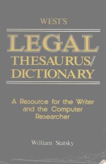 LEGAL THESAURUS DICTIONARY