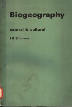 BIOGEOGRAPHY MATURAL & CULTURAL