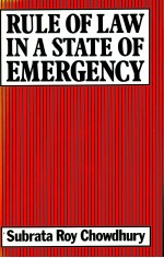 RULE OF LAW IN A STATE OF EMERGENCY