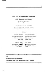 FIVE-AND SIX-MEMBERED COMPOUNDS WITH NITROGEN AND OXYGEN