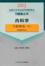 2013全国卫生专业技术资格考试习题集丛书  内科学习题精选  4