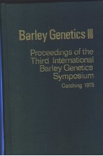 BARLEY GENETICS 3