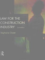 LAW FOR THE CONSTRUCTION INDUSTRY 2ND EDITION