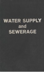 WATER SUPPLY AND SEWERAGE