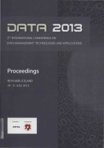 data 2013 proceedings of the 2nd international conference on data technologies and applications