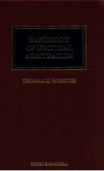 HANDBOOK OF UNCITRAL ARBITRATION