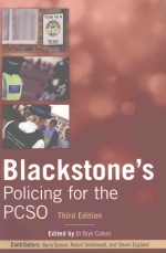 BLACKSTONE'S POLICING FOR THE PCSO THIRD EDITION