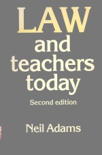 LAW AND TEACHERS TODAY SECOND EDITION