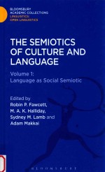 semiotics of culture and language  volume 1language as social semiotic