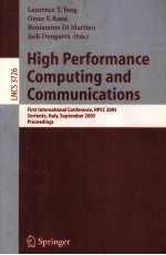 Lecture Notes in Computer Science 3726 High Performance Computing and Communications First Internati