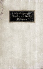 English-Spanish Chemical and Medical Dictionary