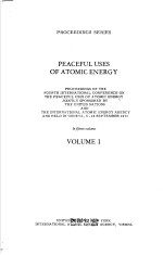 PEACEFULUSES OF ATOMIC ENERGY VOLUME Ⅰ