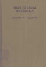 INDEX TO LEGAL PERIODICALS AND BOOKS  31