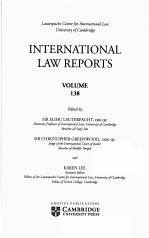 INTERNATIONAL LAW REPORTS VOLUME 138