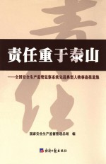 责任重于泰山  全国安全生产监管监察系统先进典型人物事迹报道集