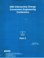 A COLLECTION OF TECHNICAL PAPERS  29TH INTERSOCIETY ENERGY CONVERSION ENGINEERING CONFERENCE  PART 2