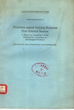 RADIATION PROTECTION  ICRP PUBLICATION 15  PROTECTION AGAINST IONIZING RADIATION FROM EXTERNAL SOURC