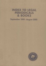 INDEX TO LEGAL PERIODICALS AND BOOKS  39