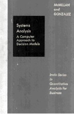 Systems Analysis A Computer Approach o Decision Models