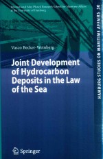 Joint Development Of Hydrocarbon Deposits In The Law Of The Sea