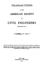 TRANSACTIONS OF THE AMERICAN SOCIETY OF CIVIL ENGINEERS  VOLUME 127  PART 1