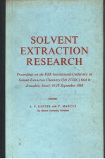 SOLVENT EXTRACTION RESEARCH